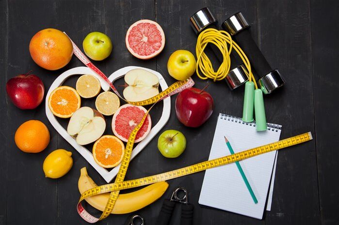 Les bons aliments et l'activité physique sont la clé d'une perte de poids rapide