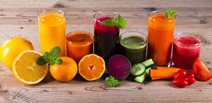 régime pour perdre du poids avec des jus fraîchement pressés