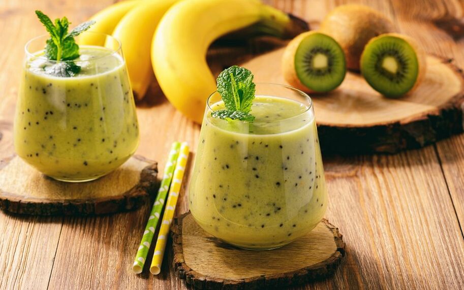 smoothie au kiwi et à la banane pour perdre du poids